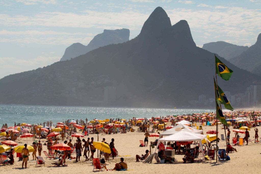 Brazilian sunny beach